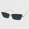 Women's Narrow Rimless Rectangle Cateye Sunglasses - Wild Fable™ Gold -Wild Fable Shop GUEST fc72aaa3 3657 41c3 b8c4 fed32c190e5d