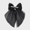 Bow Hair Barrette - Wild Fable™ Black: Fashion Clip, Solid Polyester, All Hair Types 1 Bow Hair Barrette - Wild Fable™ Black: Fashion Clip, Solid Polyester, All Hair Types -Wild Fable Shop GUEST fe4a6fdc 7b06 45d6 a2ef 2d185b971f96