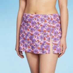 Women's Side-Slit Skirt Swimsuit Cover Up - Wild Fable™ Purple Floral Print 10 Women's Side-Slit Skirt Swimsuit Cover Up - Wild Fable™ Purple Floral Print -Wild Fable Shop GUEST fe99e684 895a 494d aeaa 0b3c5212dbec